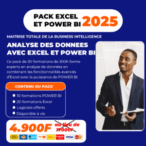 Pack Excel et Power BI 2025 – Maîtrisez l'analyse des données et la Business Intelligence