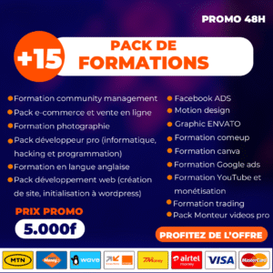 Pack de +15 formations